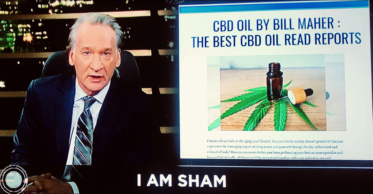 Bill Maher Slams CBD Oil Company For Using His Name