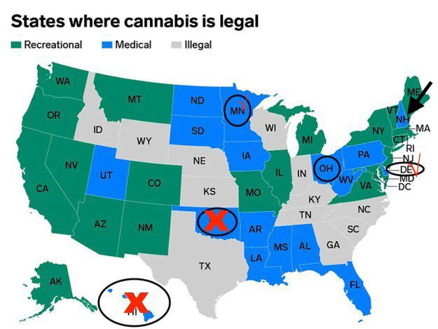 Delaware and Minnesota Legalize Adult-Use Cannabis - Will New Hampshire